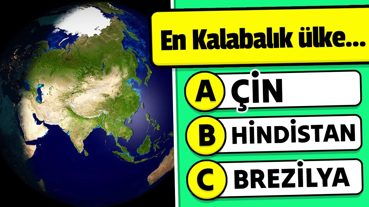 Coğrafya Bilgin Ne Kadar İyi? 🌍🧠🤔 Genel Kültür