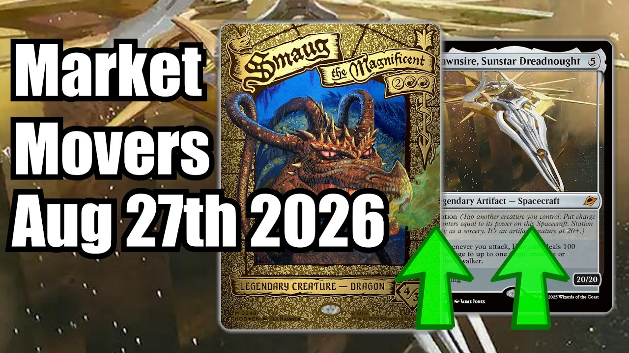 MTG Market Movers &mdash; 26 августа &mdash; Карты, за которыми стоит следить! Смауг Величественный и Заревес...