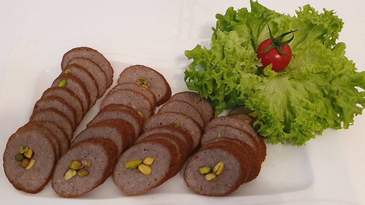 طريقة عمل المرتديلا باللحمه والفستق الحلبي طعم لذيذ 👌😋