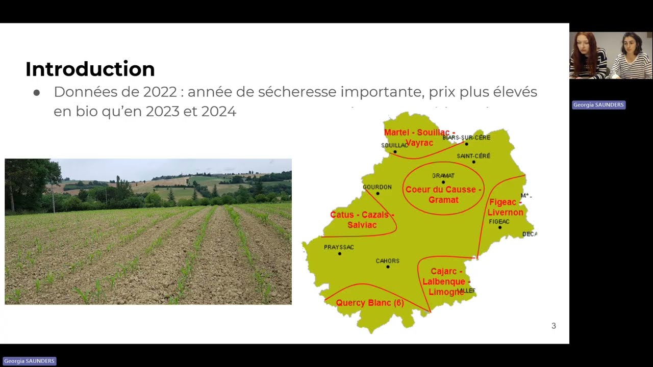 Restitution des Résultats Enquête Grandes Cultures Bio