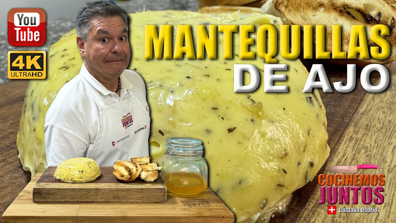 Como hacer 2 MANTEQUILLAS DE AJO