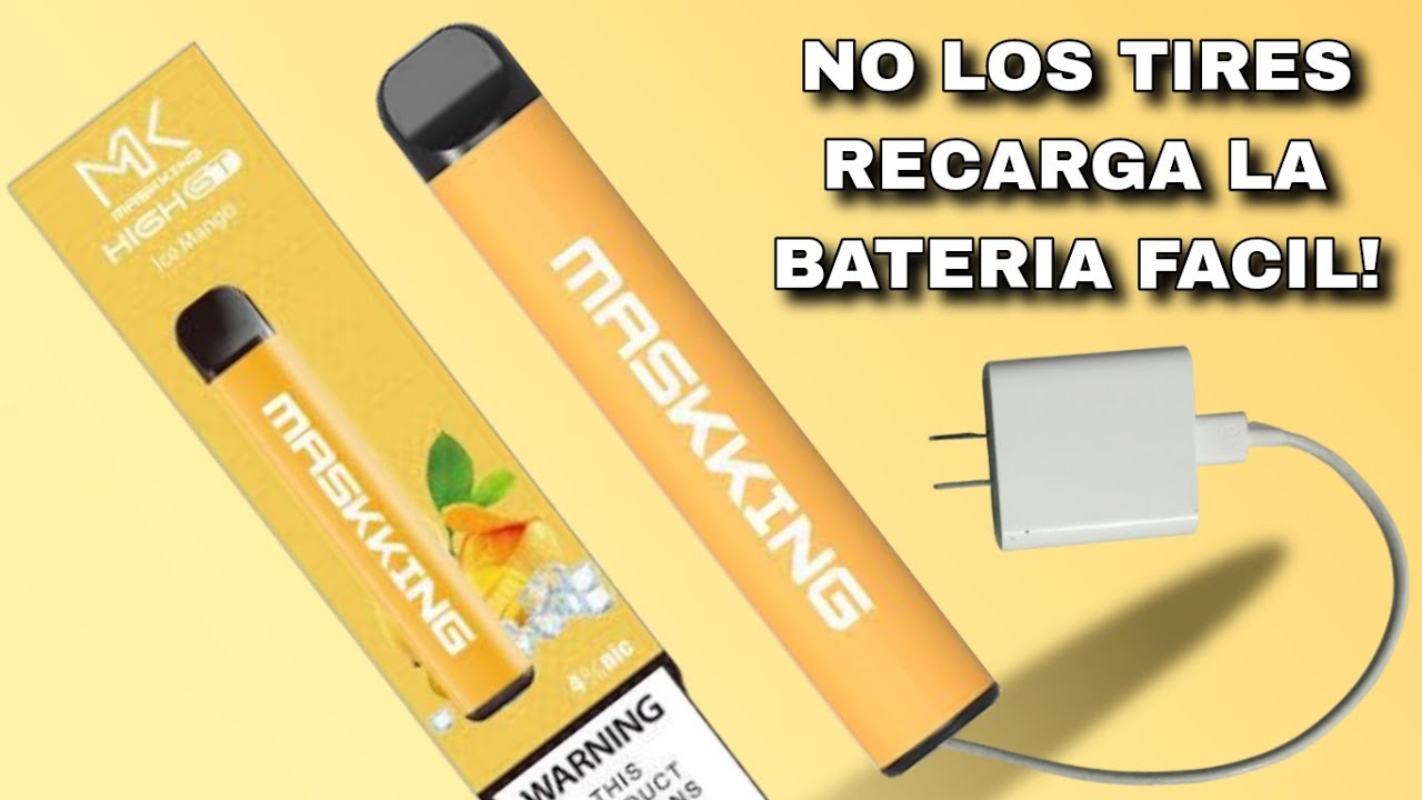 COMO RECARGAR LA BATERIA DE UN MASKKING