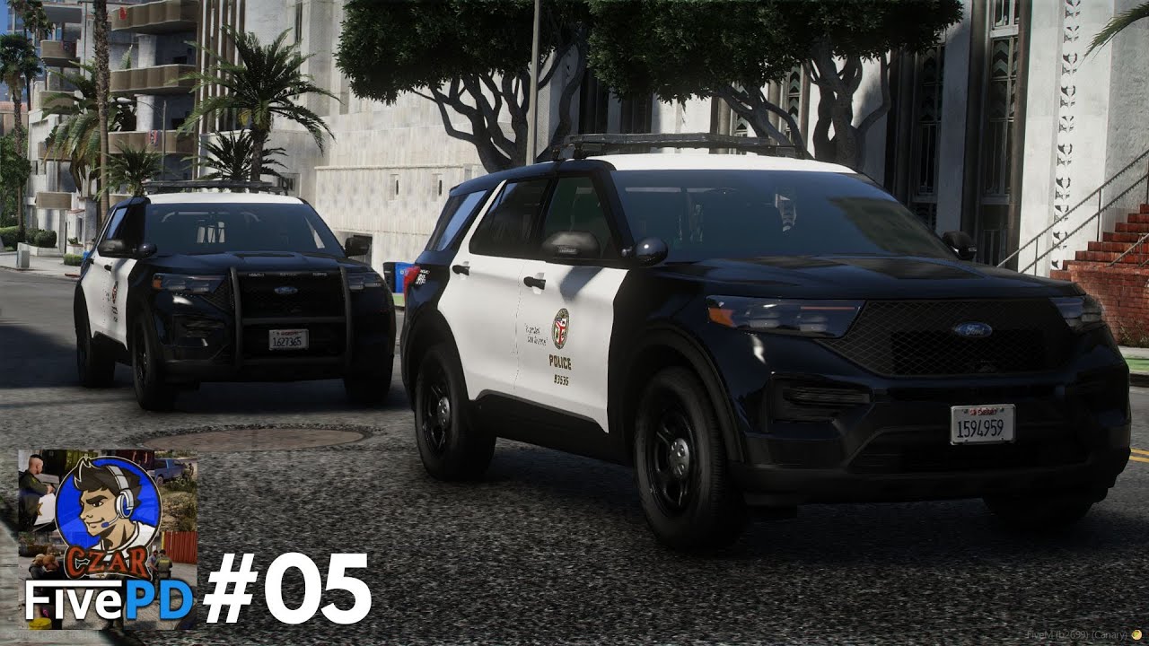 FIVEM - Czar FivePD | Episode #005 - Traffic Stops & Shootouts
