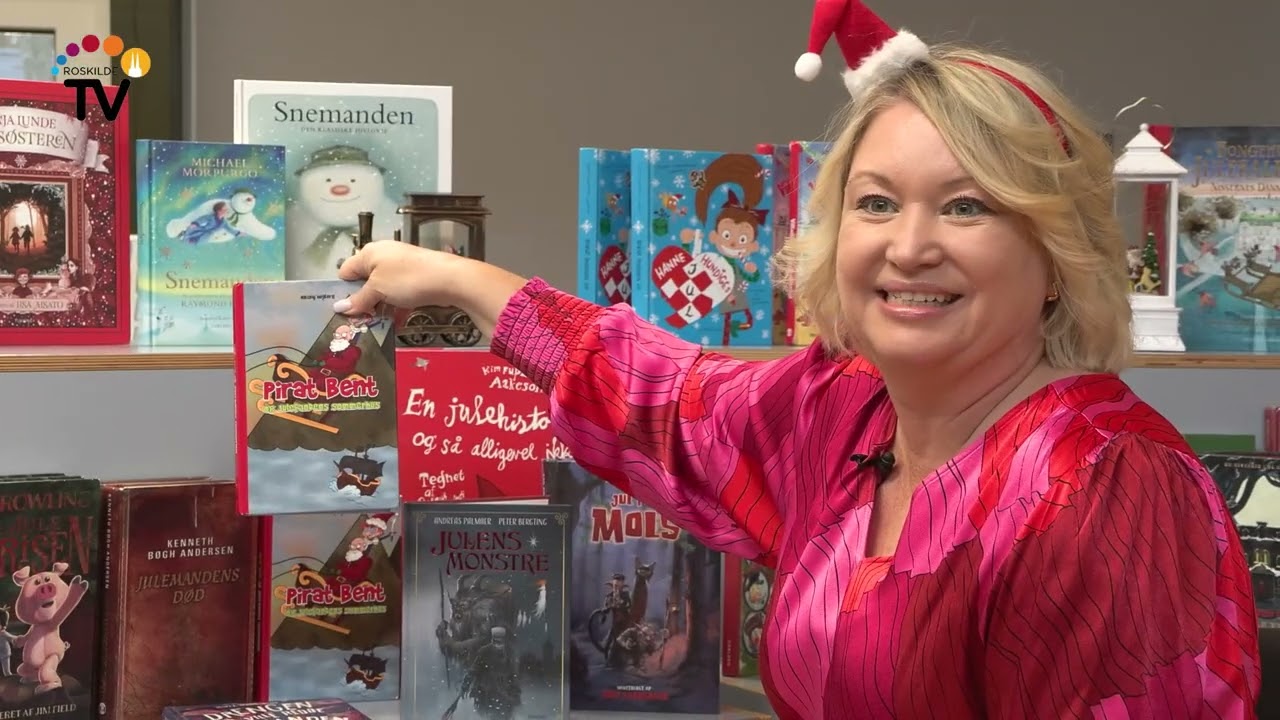 Danmarks bedste skolebibliotek finder julebøgerne frem