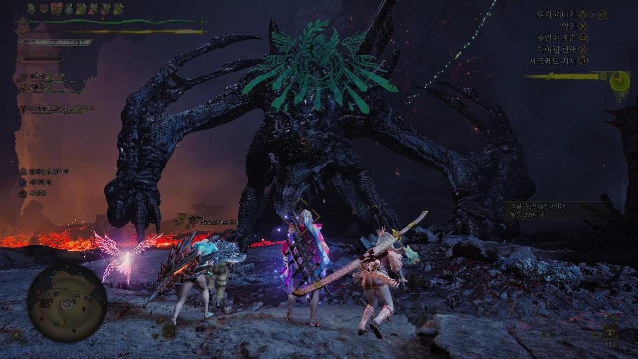 Monster Hunter Wilds PS5, 그 업보는 전쟁속에(고그마지오스), 도와주시게 서클 4인, 8분 27초