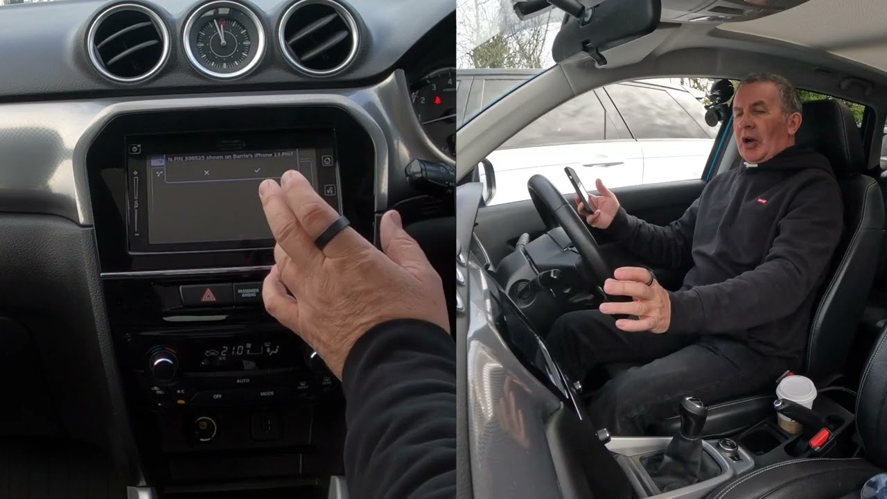 How to pair a mobile to the bluetooth audio system in a 2015 Suzuki Vitara