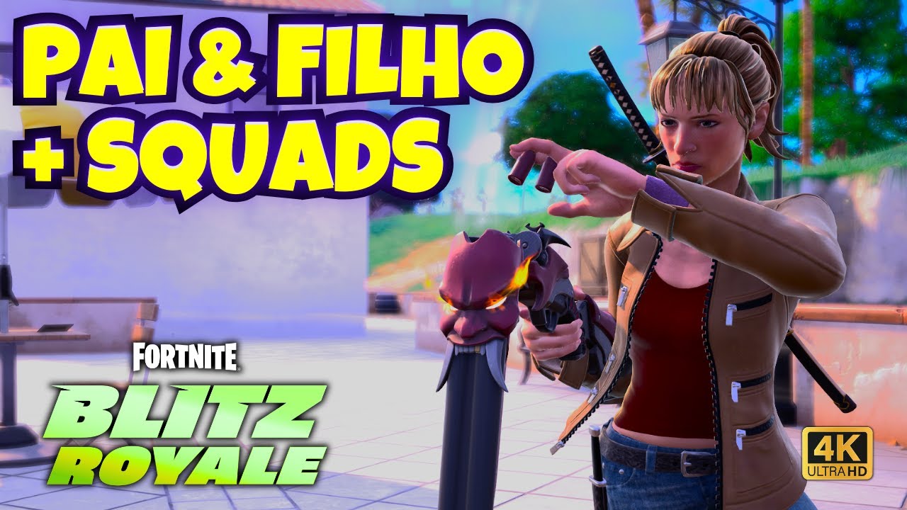 😂 Pai e Filho no novo Blitz ☠️ Fortnite 🖥 PC & 🎮Xbox - 4K