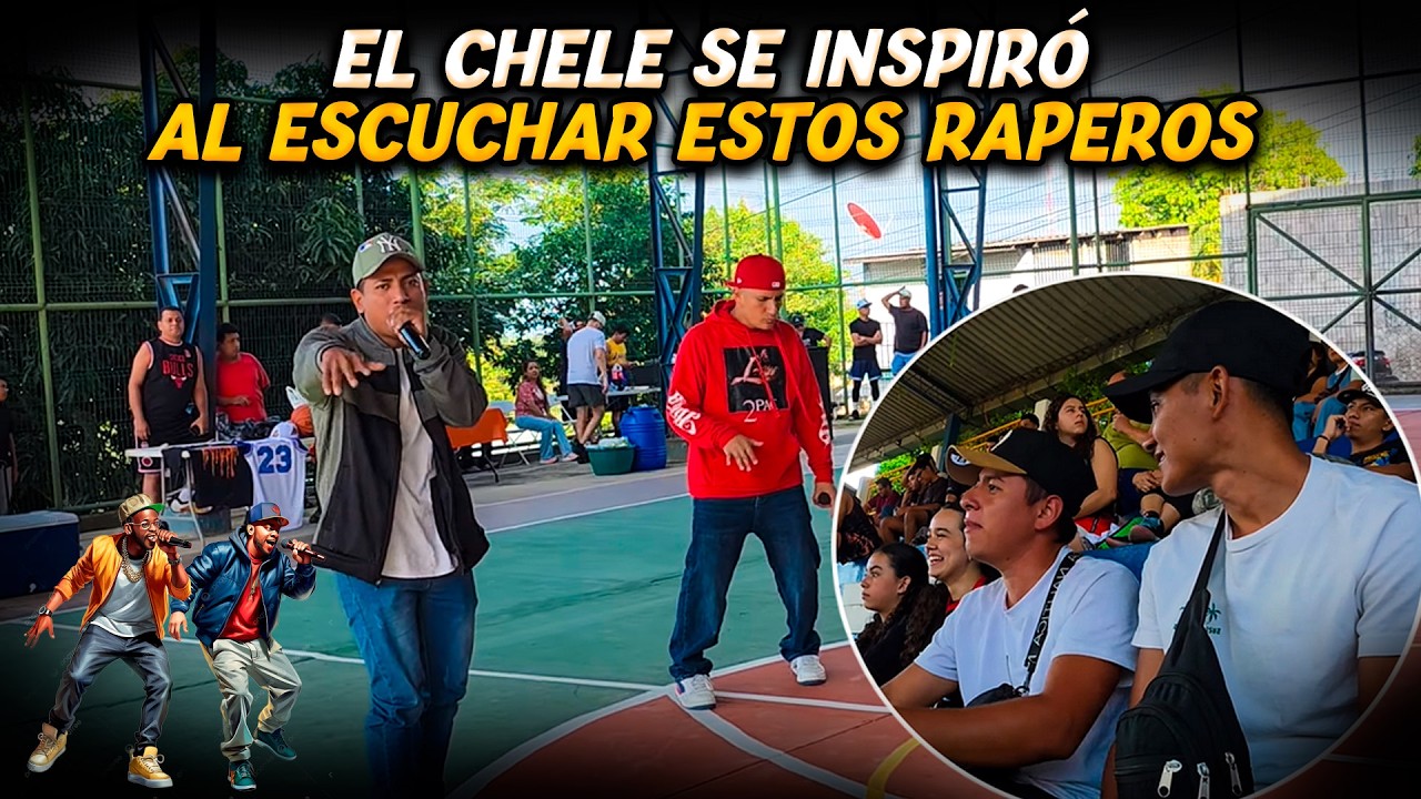 Vean como le agarró a Choco cuando vió a estos chicos rapeando. El Chele le dedico un rap a Camarón.