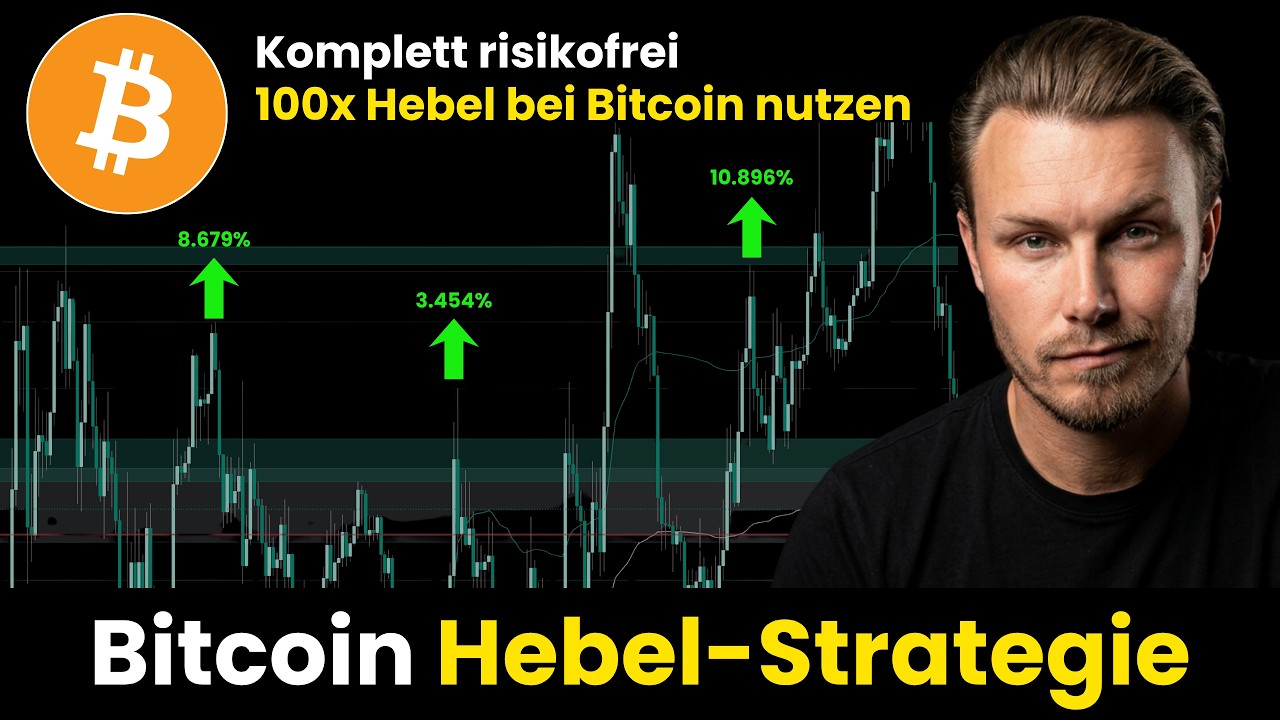 Die BESTE Bitcoin Hebel-Strategie? 100x Hebel OHNE RISIKO nutzen | Trading Tutorial