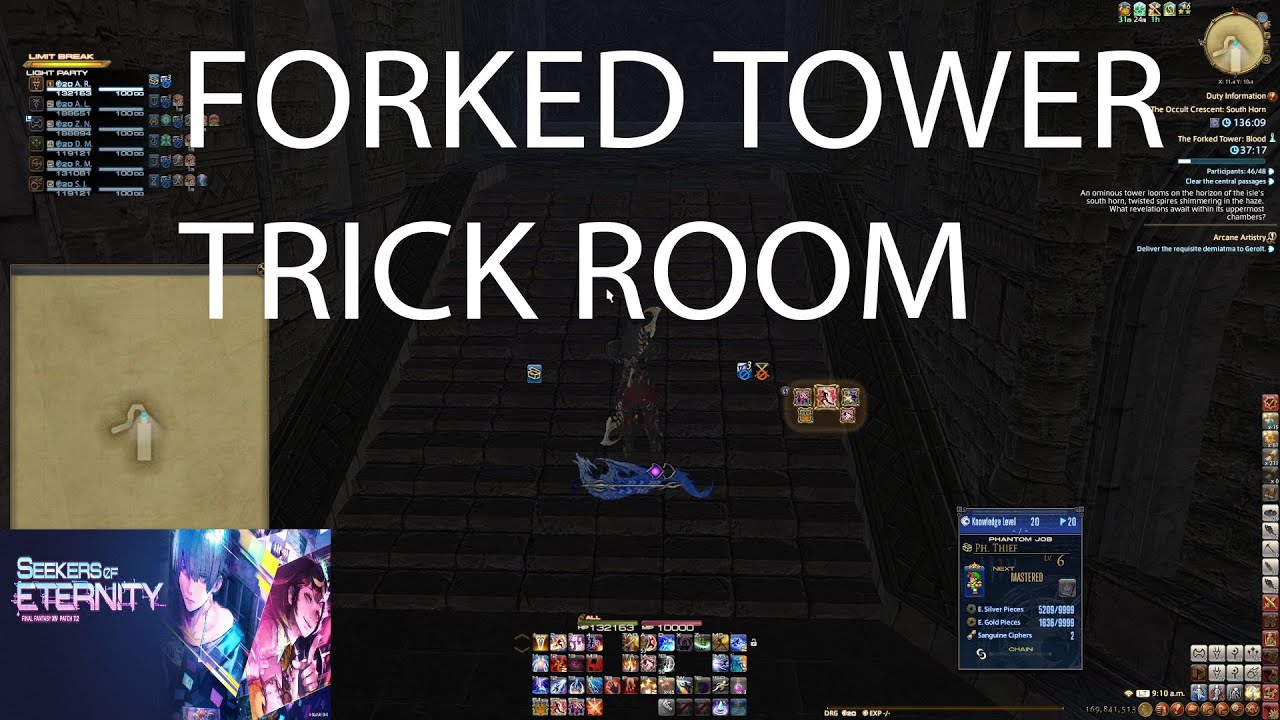 FF14 Forked Tower Trick Room Phantom Thief