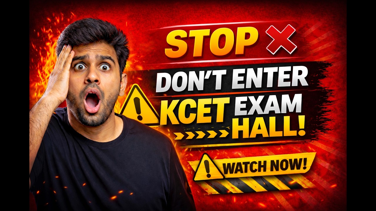 KCET Final Strategy 🚀 3 Round Method to Boost Your Rank