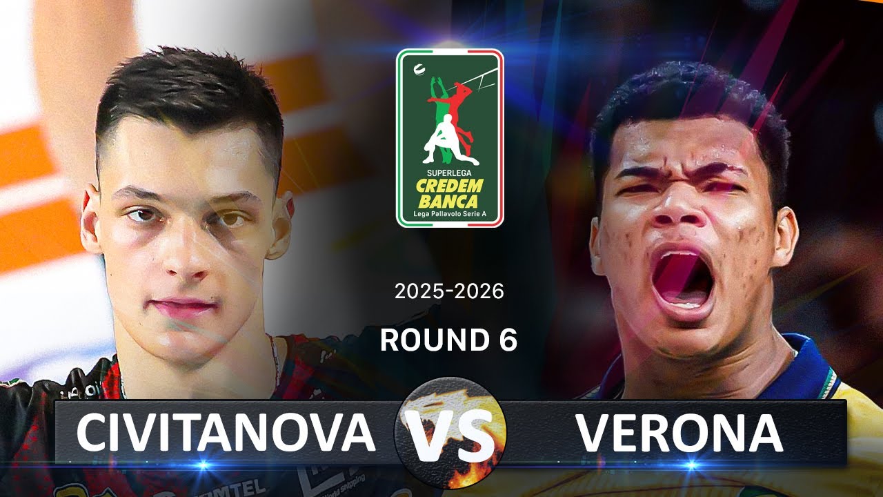 Civitanova vs Verona | Italian Volleyball SuperLega 2025/2026