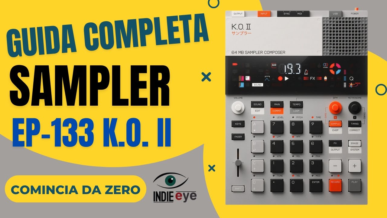 Sampler rivoluzionario: Ep-133 K.O. II da Teenage Engineering, la video guida completa