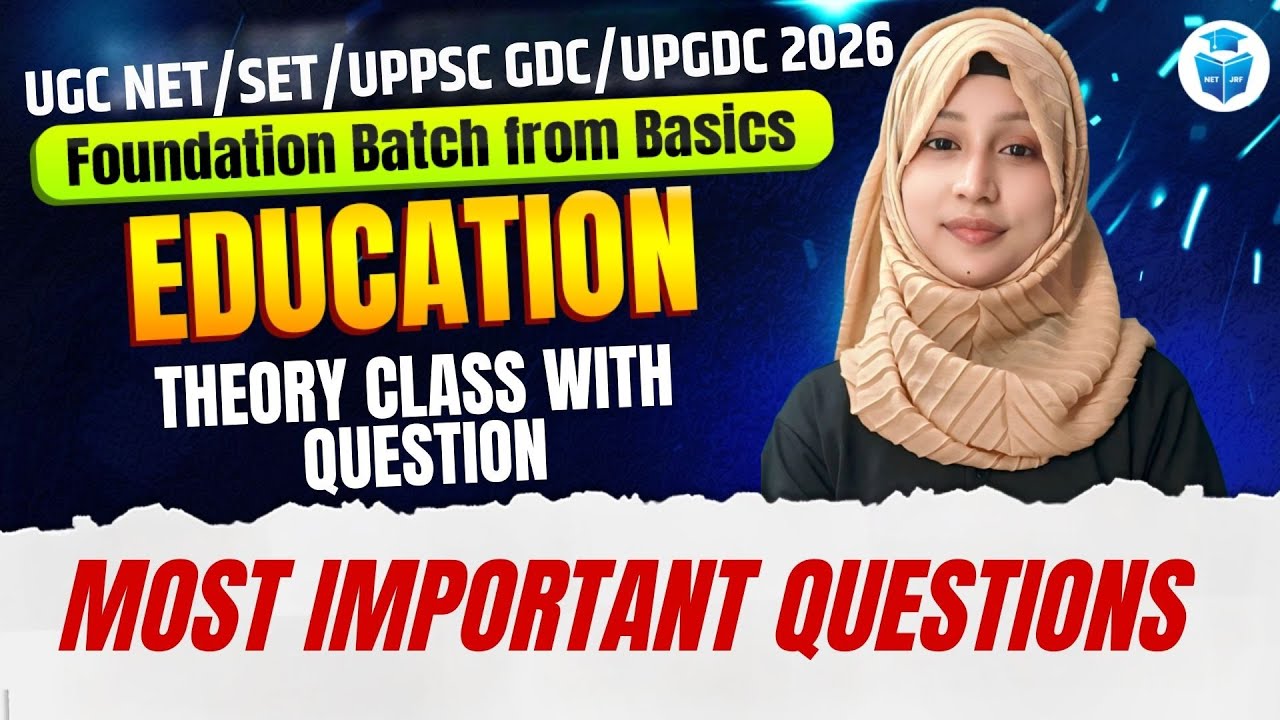 UGC NET/SET/UPPSC Education Most Important Concepts | UGC NET June 2026 Education MCQs | JRFAdda
