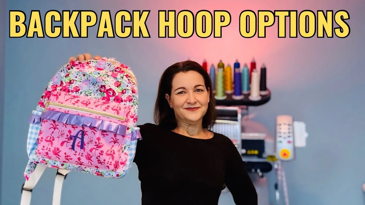 Monogram Backpacks with your Melco Embroidery Machine