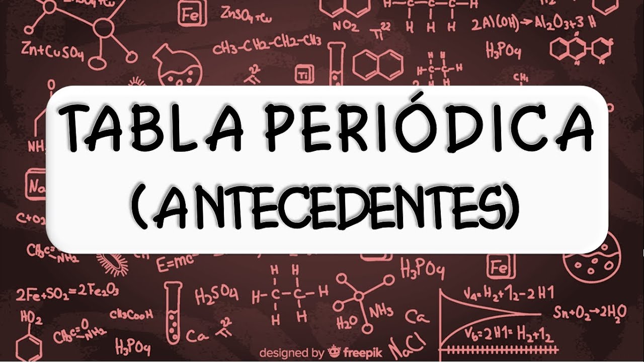 Historia RESUMIDA de la tabla periódica, (SEGUNDA REVOLUCIÓN DE LA QUÍMICA)