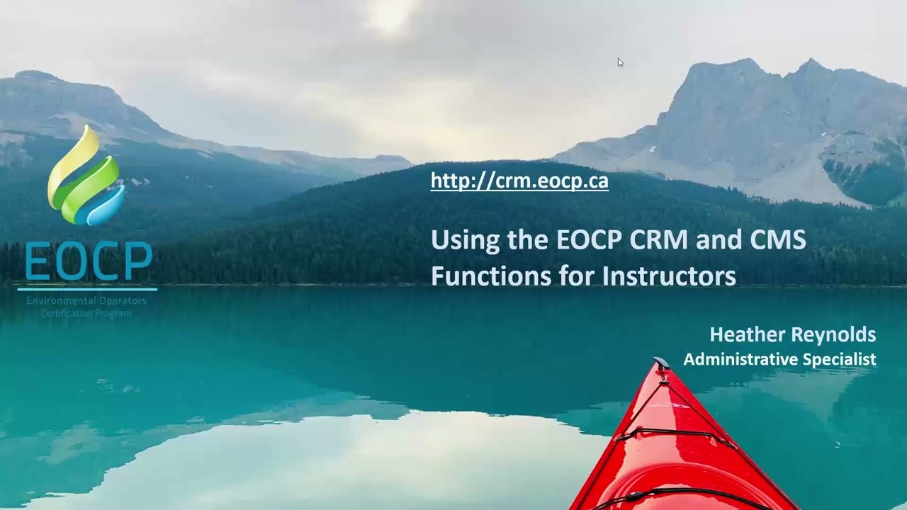 How To Use the CRM - Instructor and Training Providers