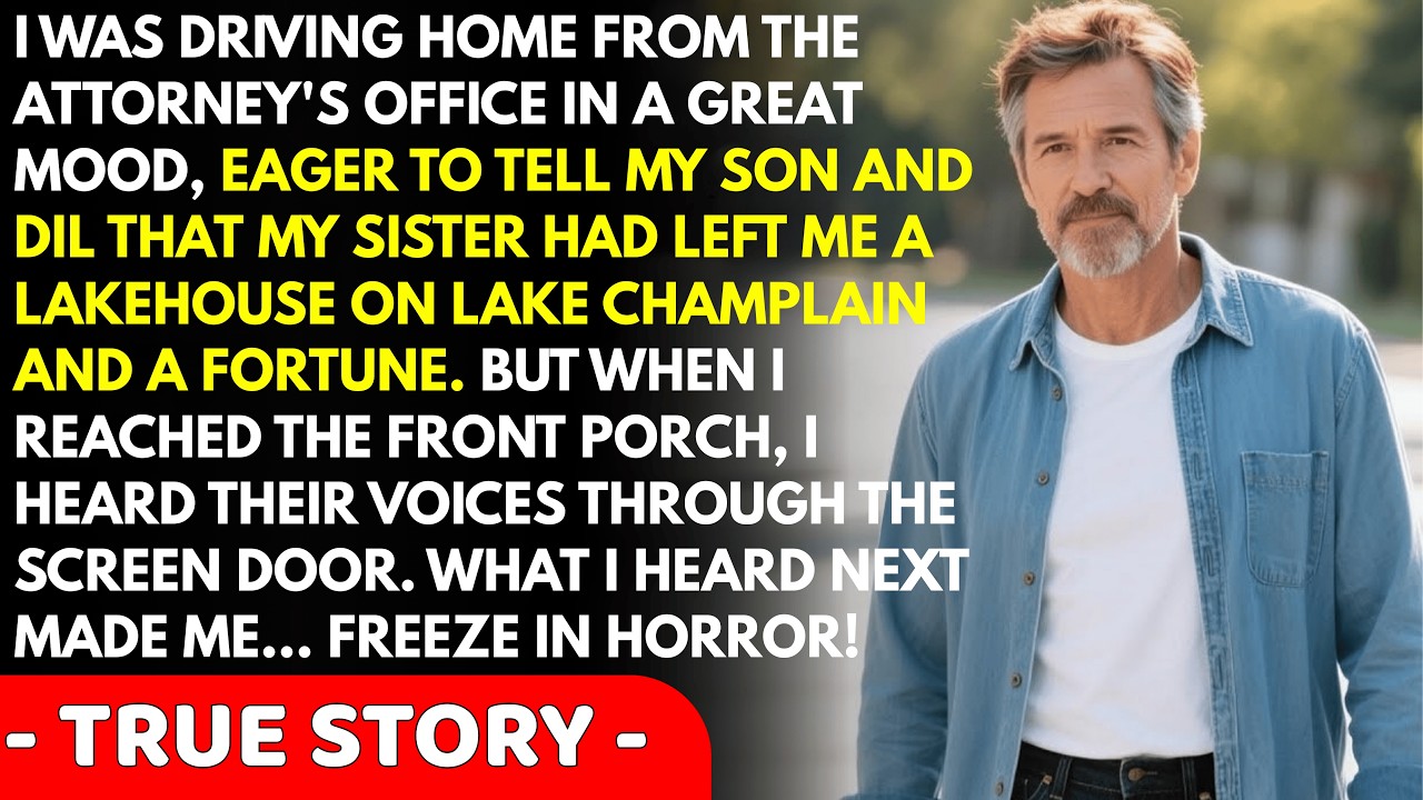 I Wanted To Tell My Son That I Had Inherited A Lakehouse And A Fortune, But I Heard That He..