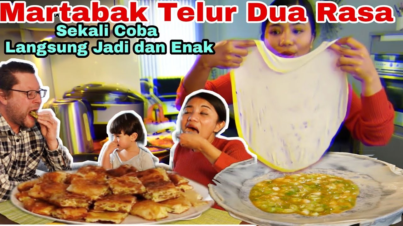 BIKIN MARTABAK TELUR PERTAMA KALI, BERHASIL BIKIN KULIT SENDIRI