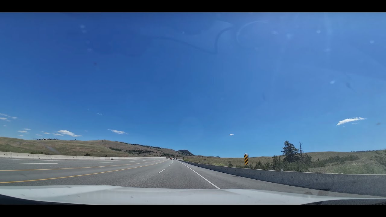 4K Drive On Highway 5 - Going Through Merritt - Part 6