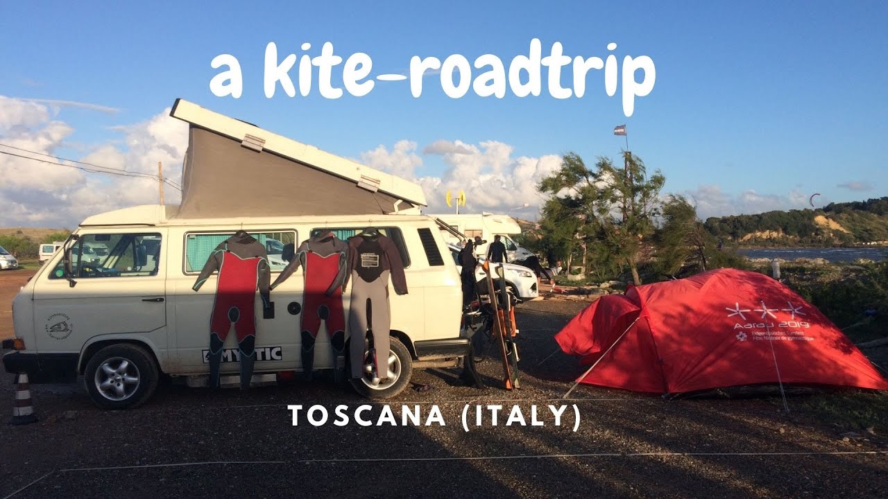 Kite roadtrip Toscana (Kiten - kitesurfen - kitesurfing - Italy)