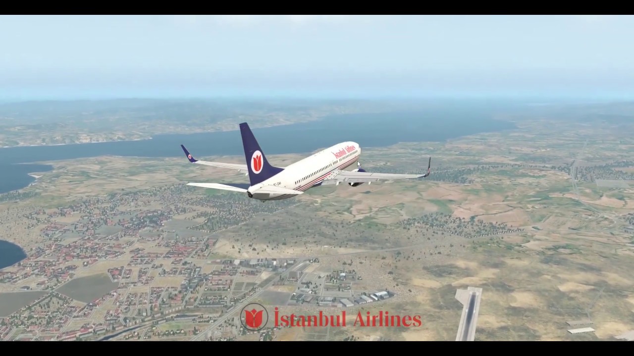 Circle to land (Turlu iniş) Xplane Zibo-738