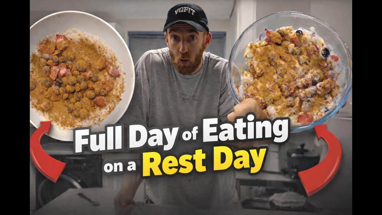 Full Day of Eating on a Rest Day 3,000+ Calories