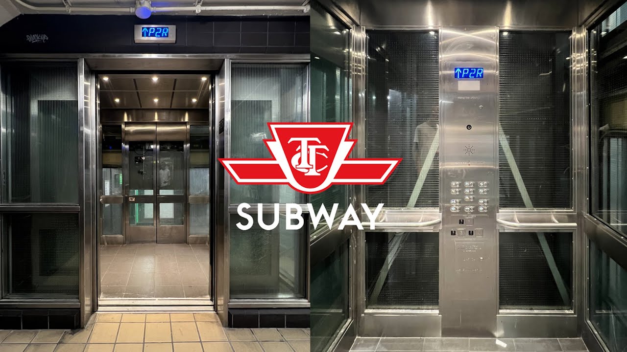 Nice Motor! Generic Hydraulic Scenic Elevator - Dundas TTC Station - Toronto, ON
