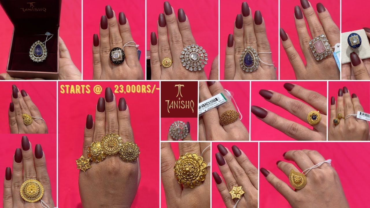 Tanishq 22k Jodha Rings& 18k Polki rings starts at 23,000rs/- with weight & price in detail❣️