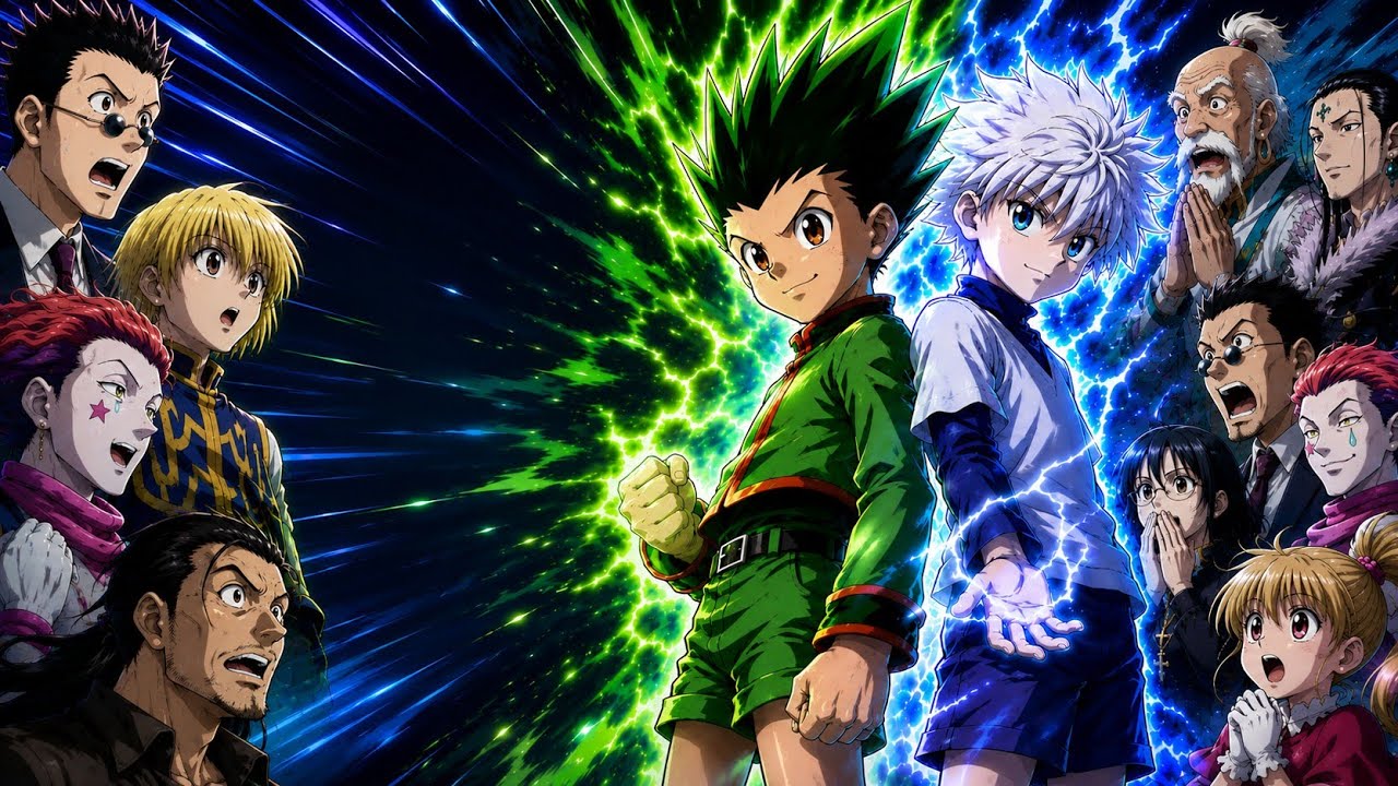 Everyone being impressed by killua and gon for 12 minutes straight