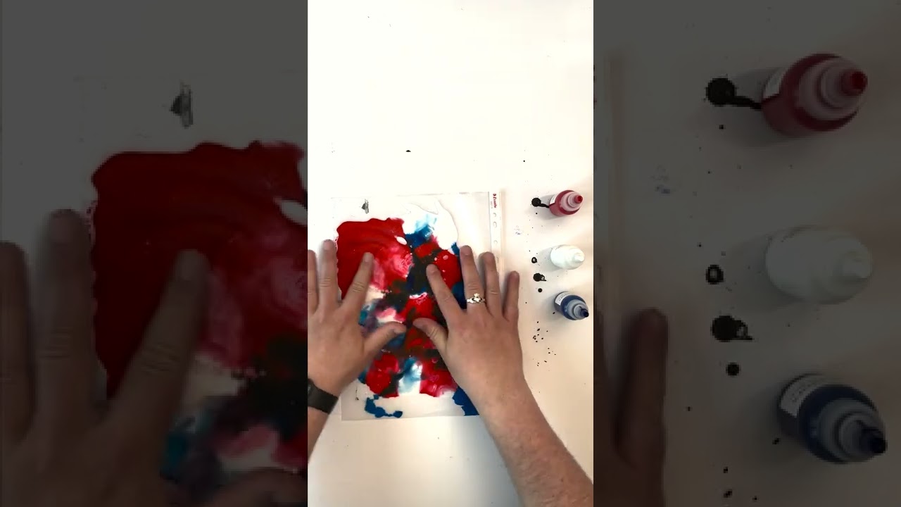 Hand Made Poster Design Process #Shorts