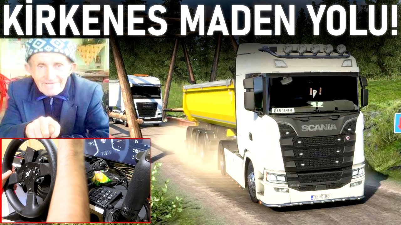 DEDEM TIRI KA&Ccedil;IRDI! (VİDEOYU DEDEM &Ccedil;EKTİ) - KİRKENES MADEN YOLU - ETS 2 MP ProMods T300RS GT