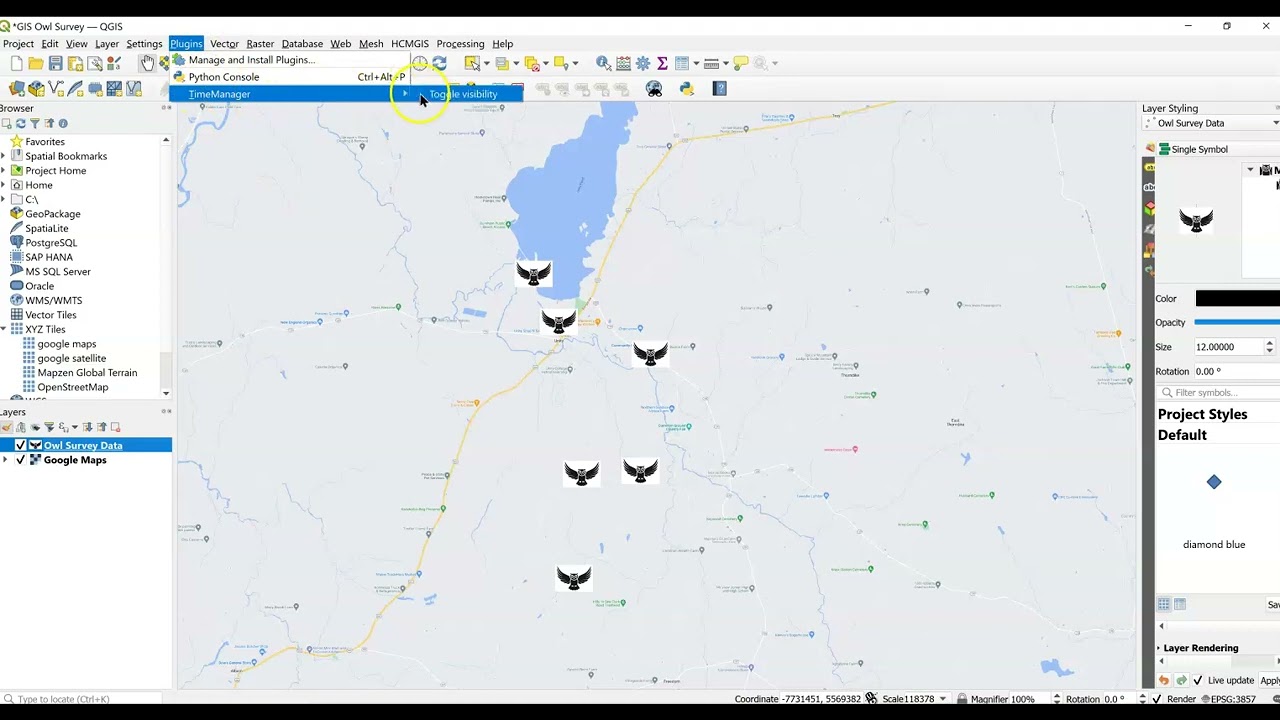 QGIS TimeManager Tutorial