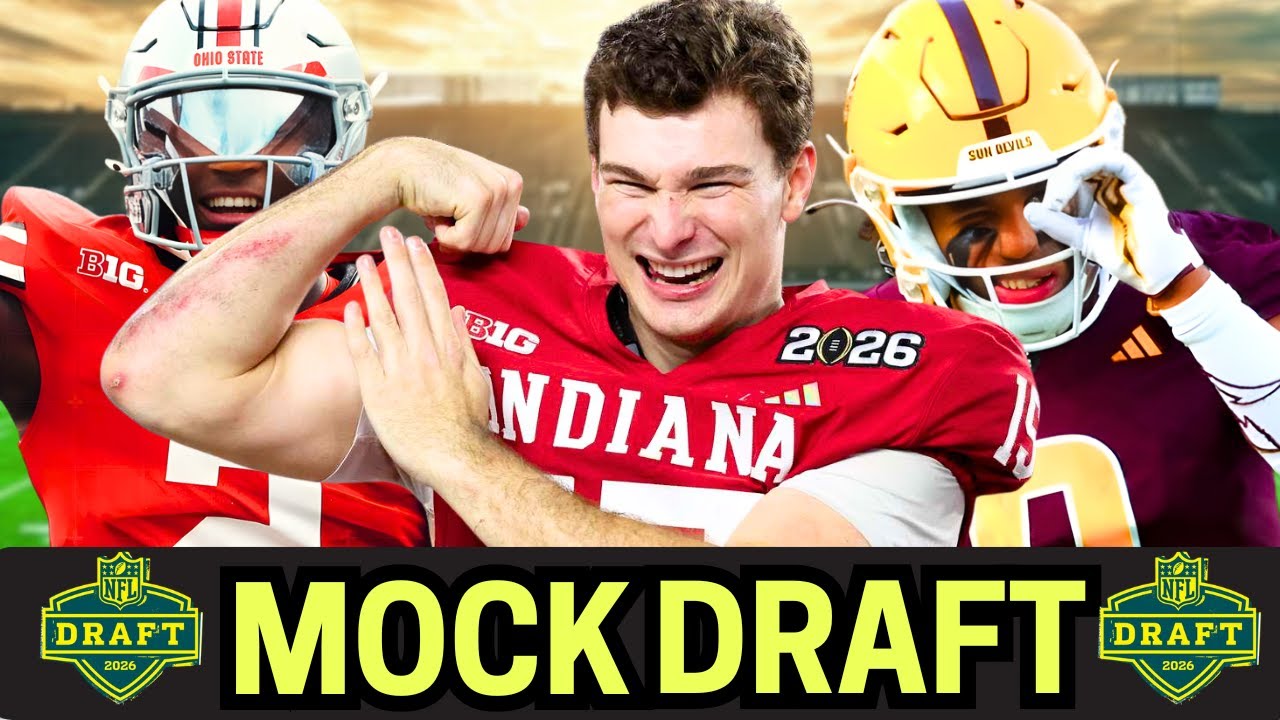 2026 NFL Mock Draft - Browns PIVOT Saints HELP Tyler Shough Chiefs & Rams Win Again