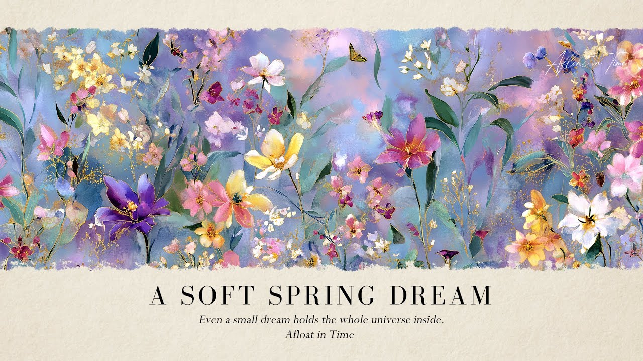 🌸 Soft Spring Piano Music for Focus, Relaxation & Peace | Study, Work, Sleep, Breathe Easy, Reading
