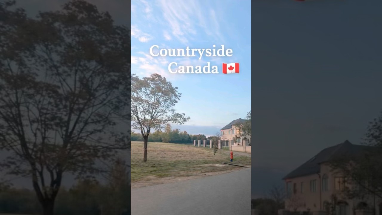 Countryside Canada vibes 🌾🇨🇦
