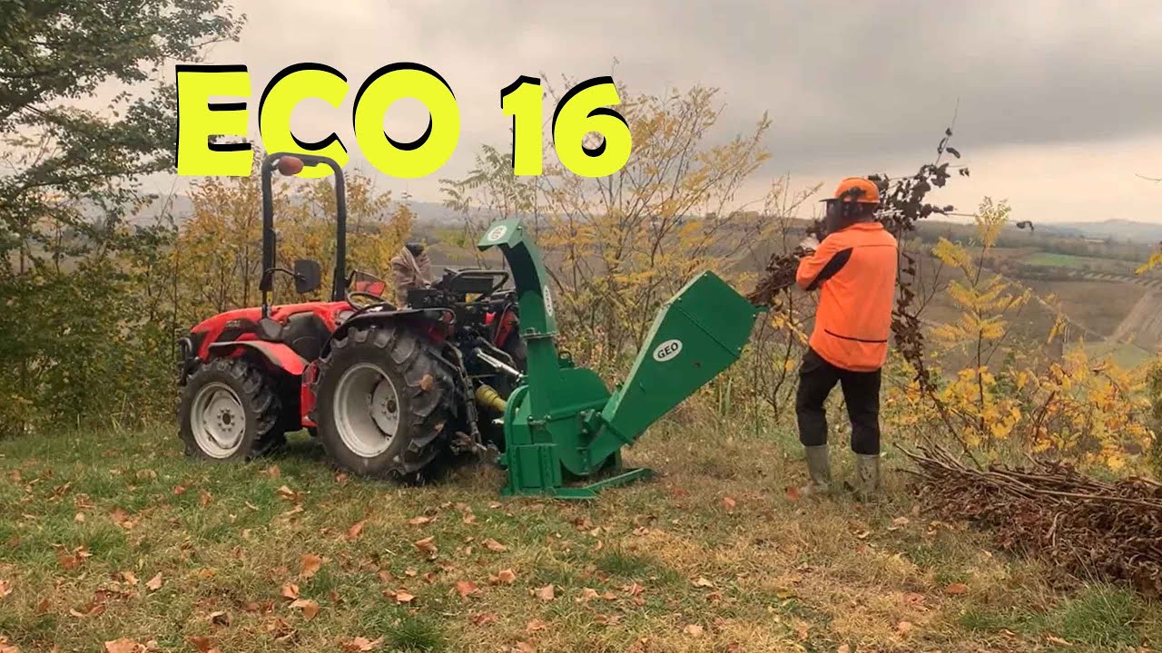 GEO - Modello: ECO 16: Prova sul campo del cippatore a disco per trattori