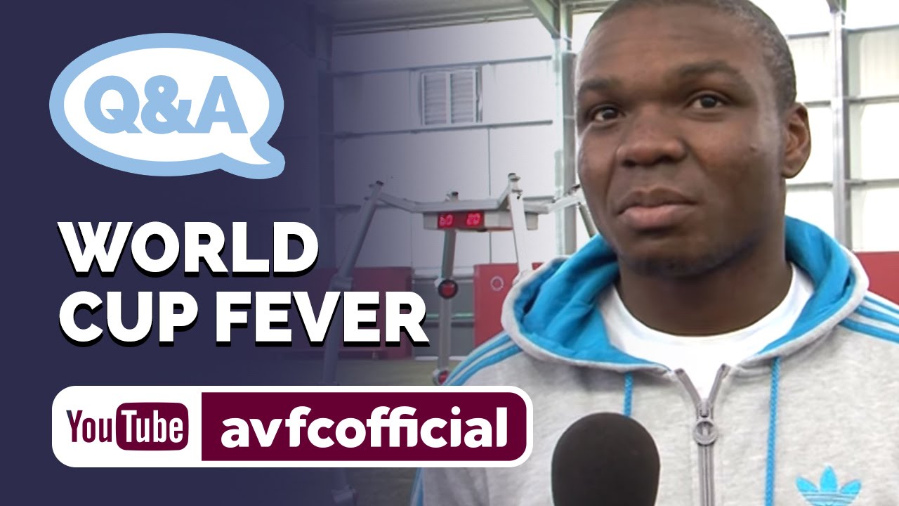 Villa players get World Cup fever
