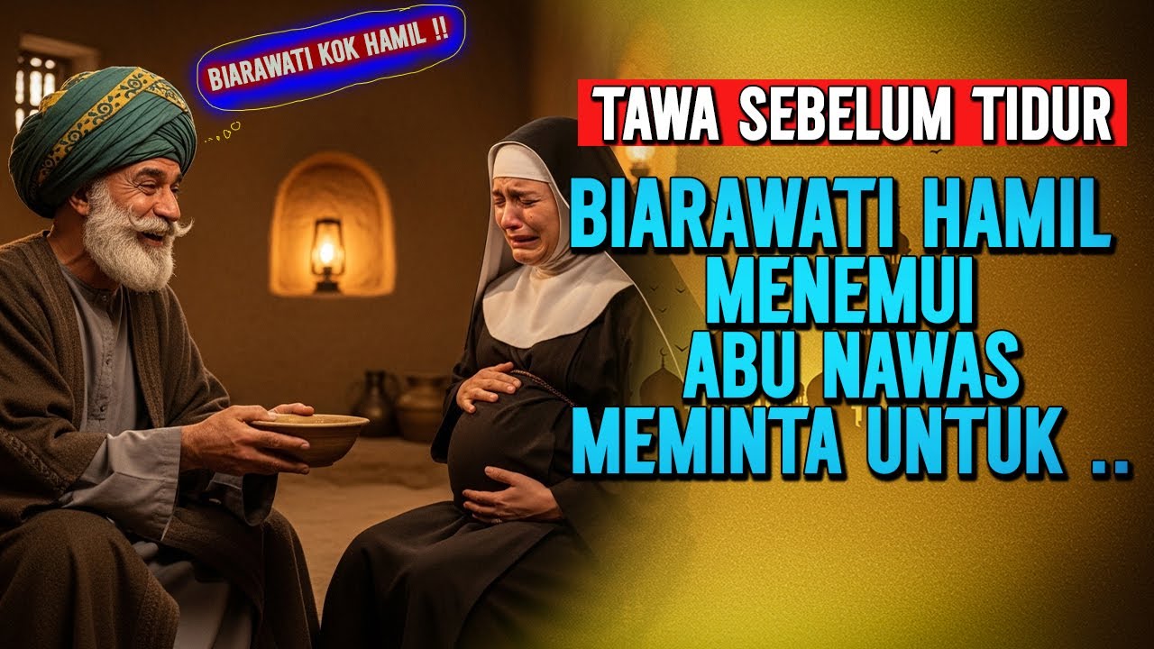 BIARAWATI KOK HAMIL ! ABU NAWAS KAGET DI BUATNYA - KISAH LUCU PENGANTAR TIDUR