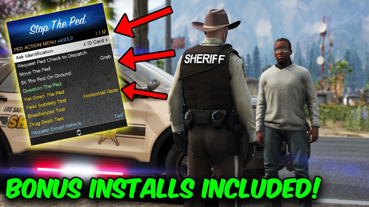 | EASY TUTORIAL | How To Install - STOP THE PED - Into LSPDFR [2 BONUS INSTALLS INCLUDED]