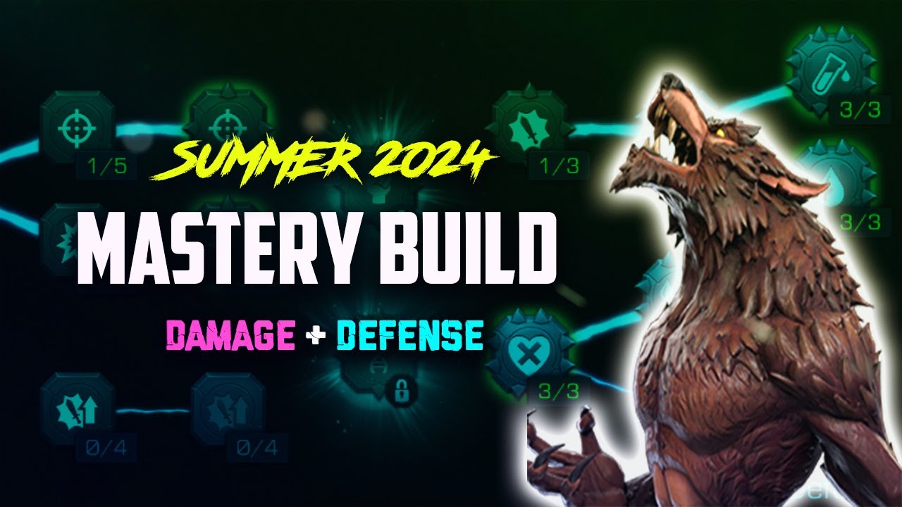 Summer 2024 Mastery Build! Best Damage & Defense! My MCOC Loadouts explained!