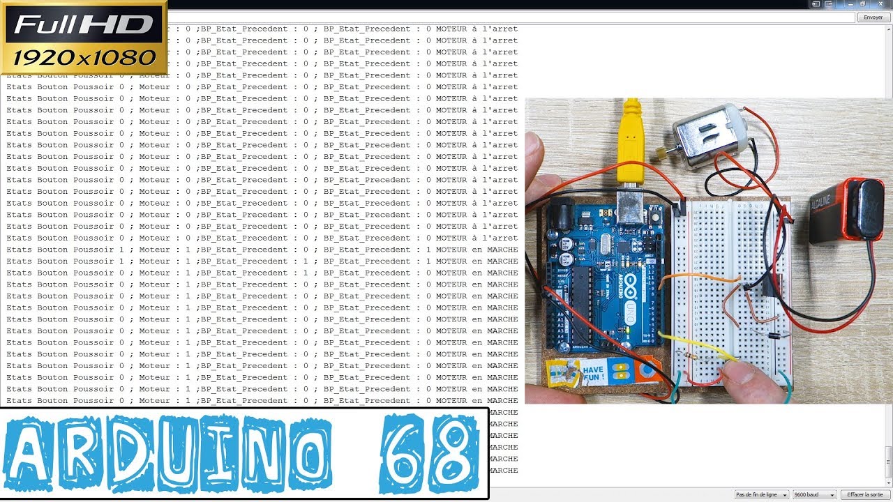 Arduino68-ALGORITHME du TÉLÉRUPTEUR sur l'Arduino - Programmation