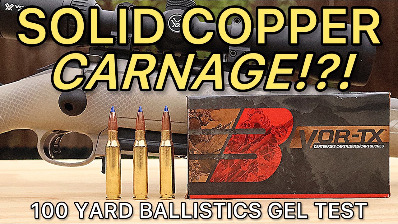 7мм-08 ТОРНАДО?! Тест гелевых патронов Barnes 120gr TTSX Ballistics