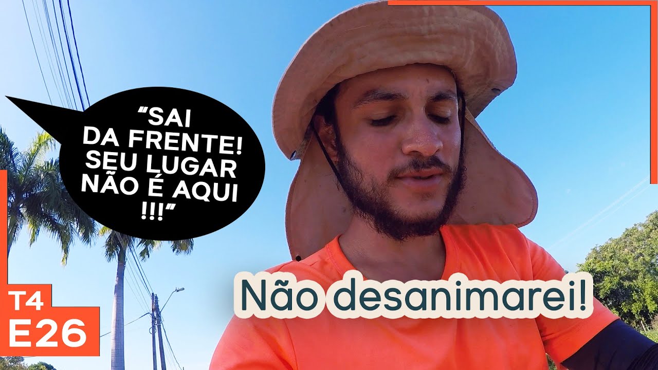 Como está sendo viajar sozinho de bicicleta