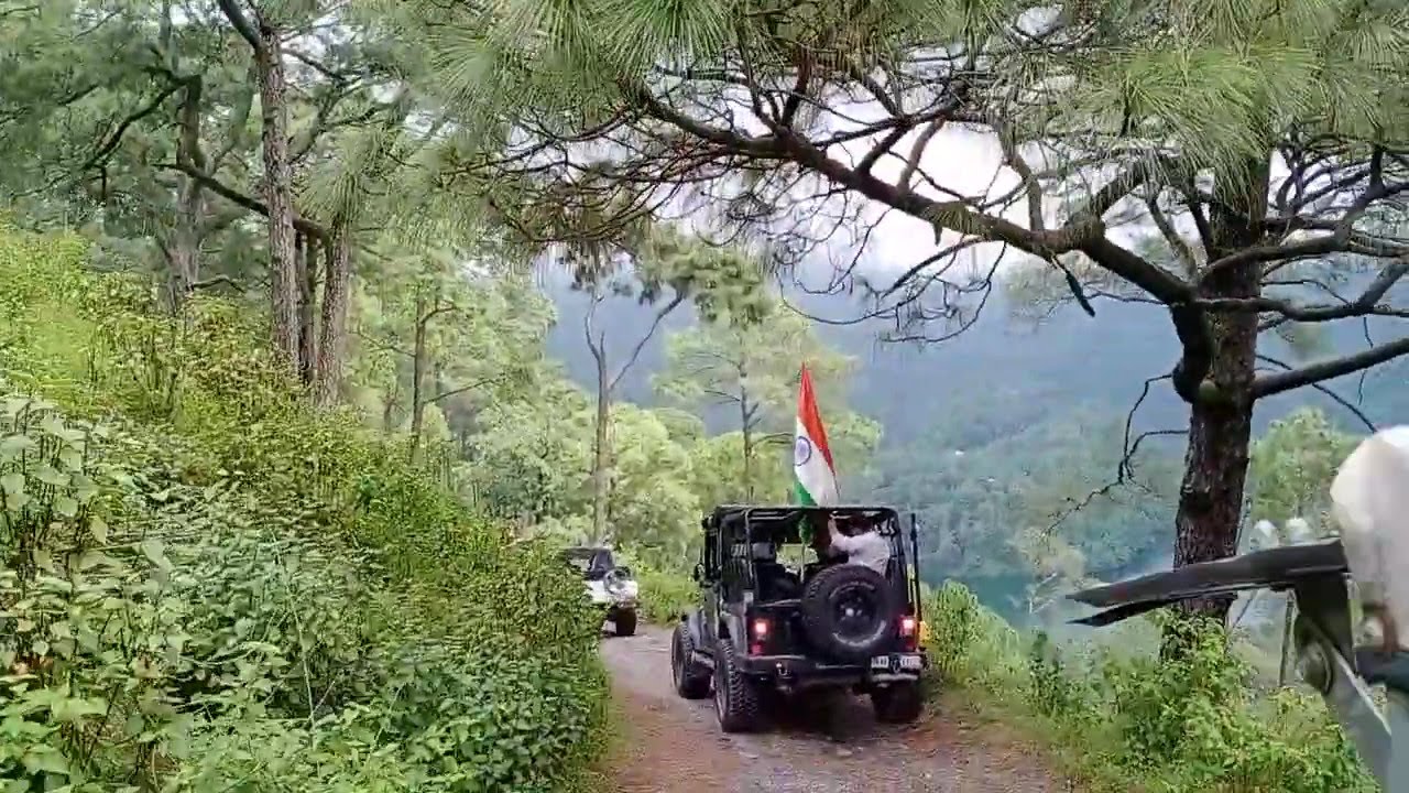 Lake side off-road track,
