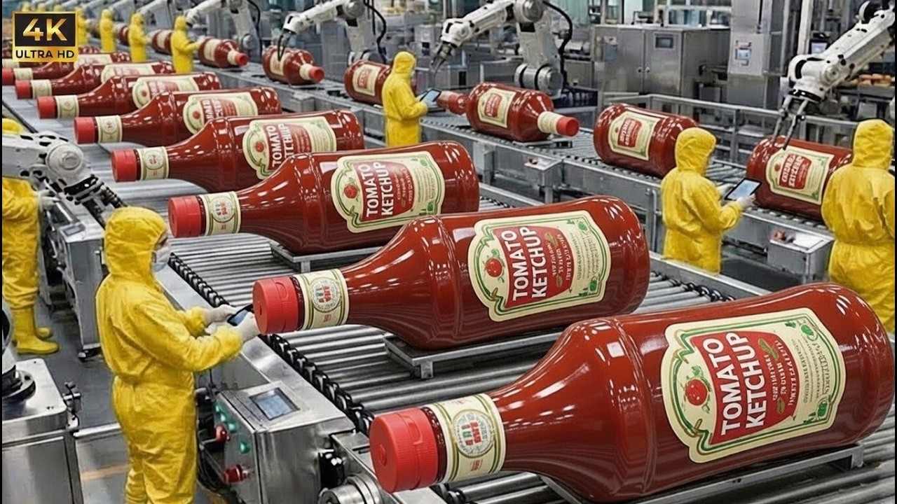 Inside the World's Fastest Tomato Canning Factory | 1 Million Tomatoes a Day