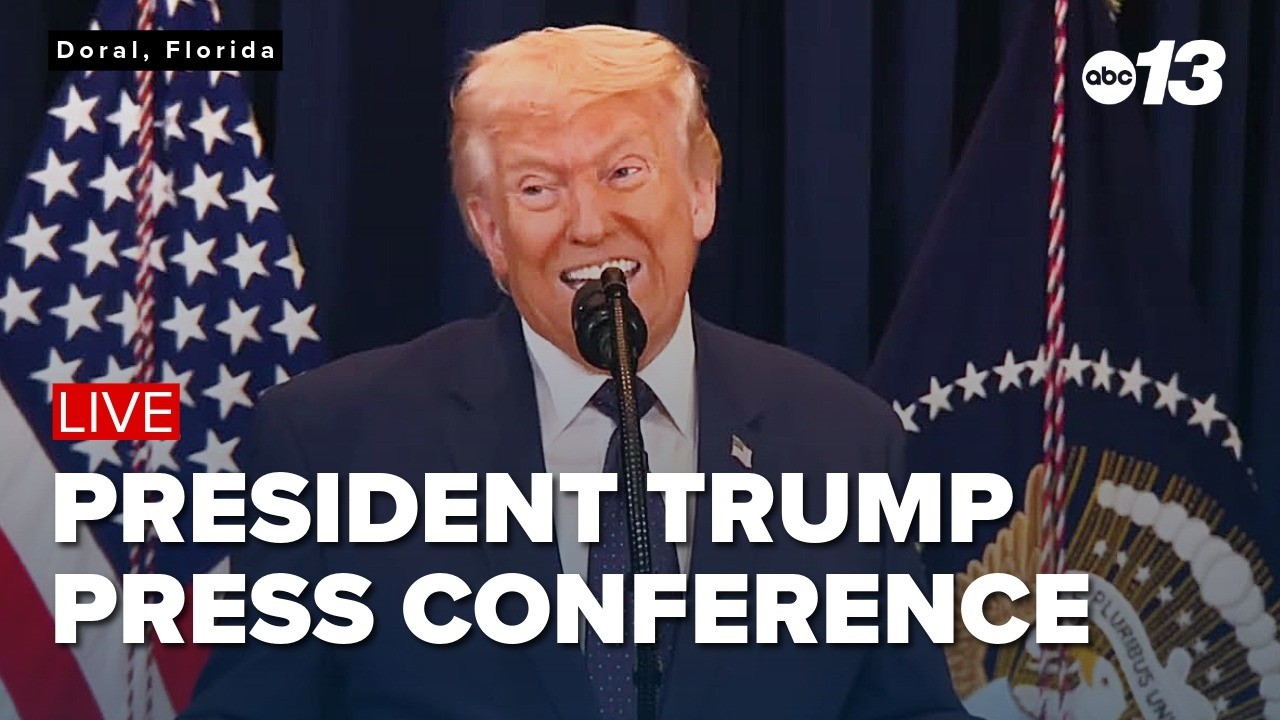 President Donald Trump's press conference