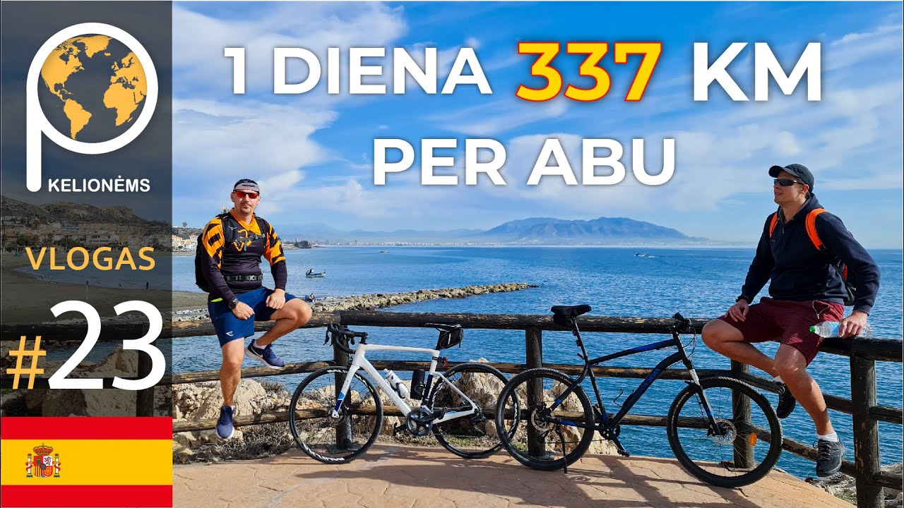Iššūkis dviračiu 170 km per dieną Ispanijoje | Miestai, jūra ir kalnai