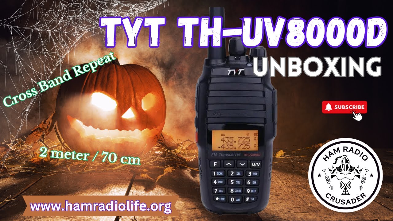 TYT TH-UV8000D UNBOXING