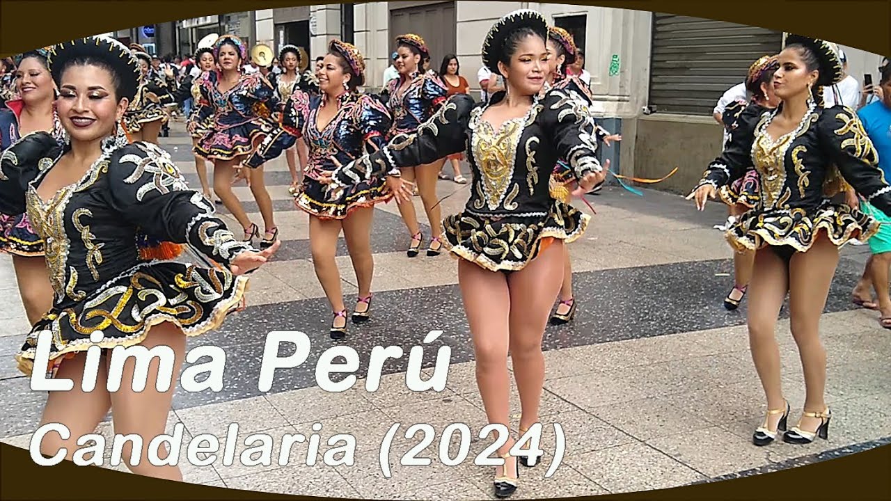 Chicas baile Saya Caporales 2024 Lima-Perú. Virgen de la Candelaria.